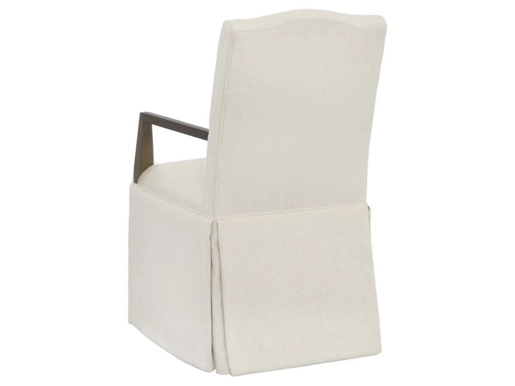 Camel Short Back Skirted Arm Chair  - image 1