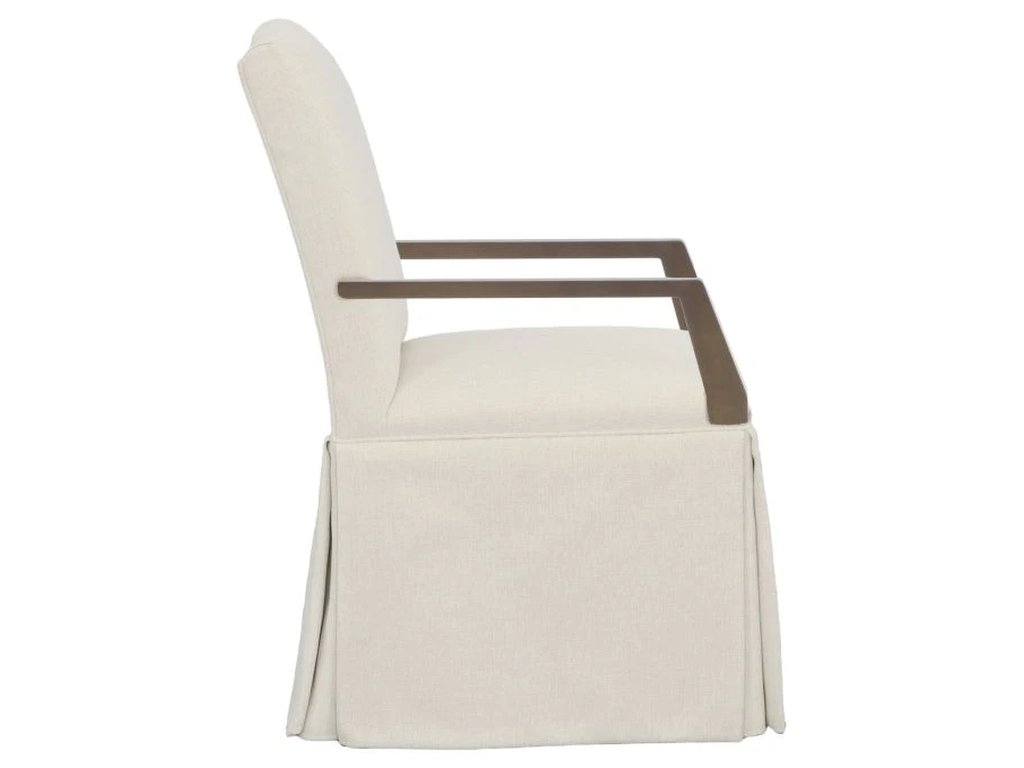 Camel Short Back Skirted Arm Chair  - image 2
