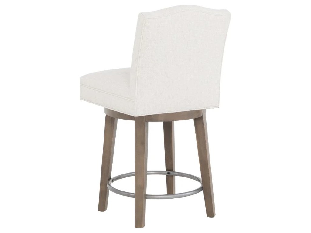 Camel Short Back Swivel Counter Stool  - image 1