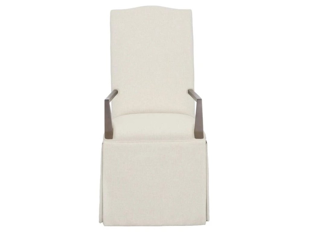 Camel Tall Back Skirted Arm Chair  - image 4