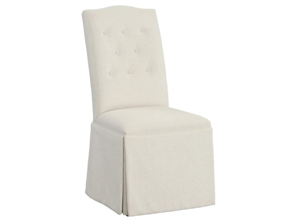 Camel Tall Back Skirted Dining Chair  - main image