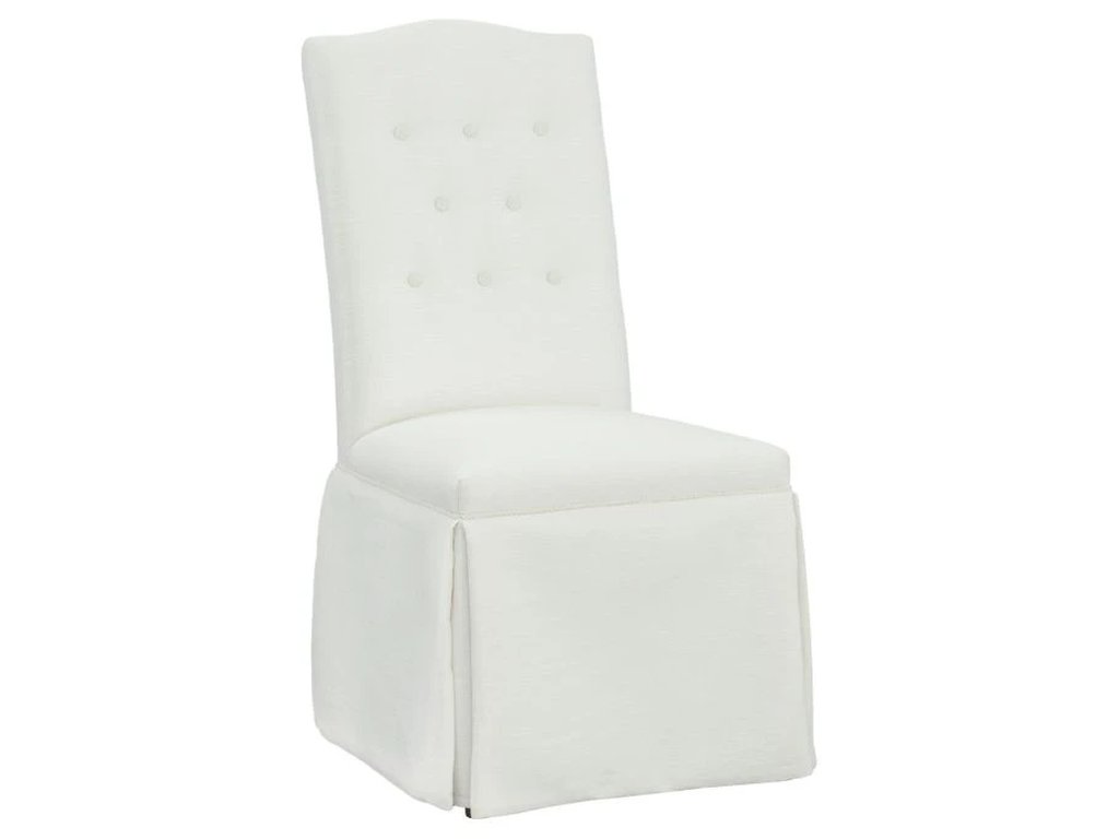 Camel Tall Back Skirted Dining Chair  - image 4