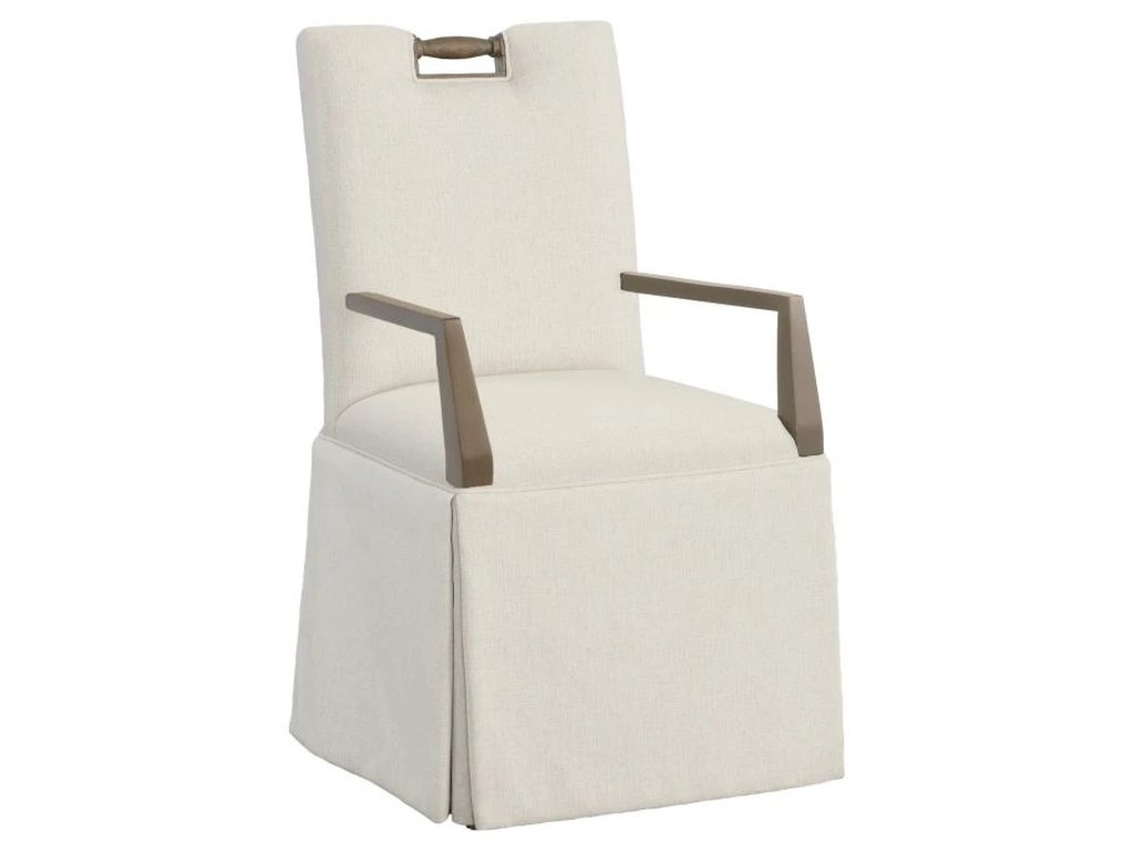Pull Short Back Skirted Arm Chair  - main image