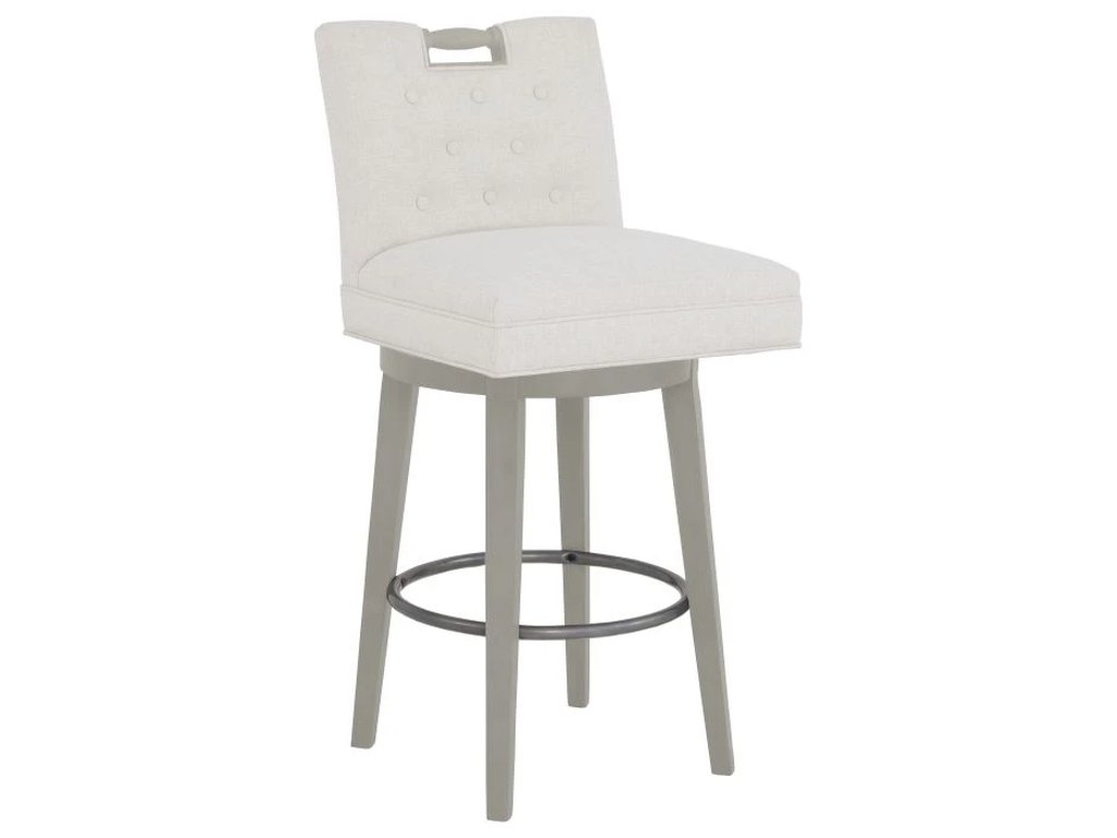 Pull Short Back Swivel Bar Stool  - main image