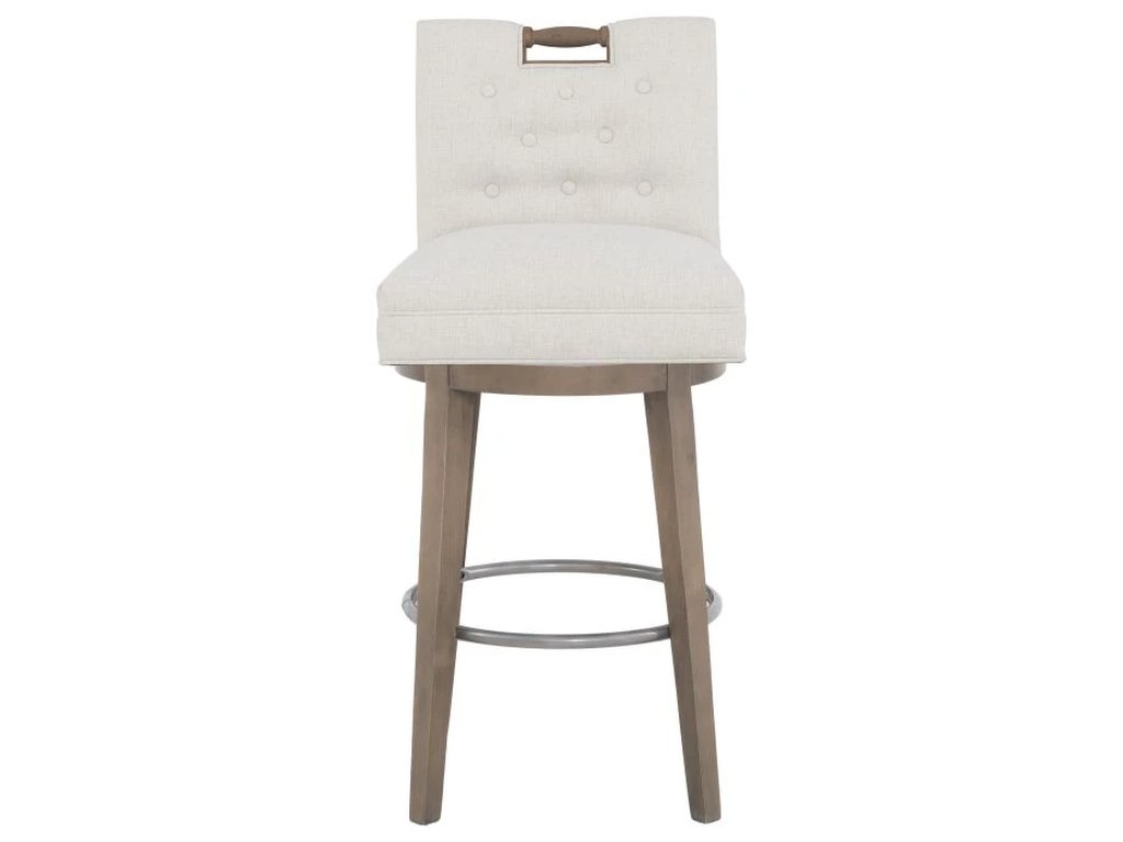 Pull Short Button Back Swivel Bar Stool  - image 4