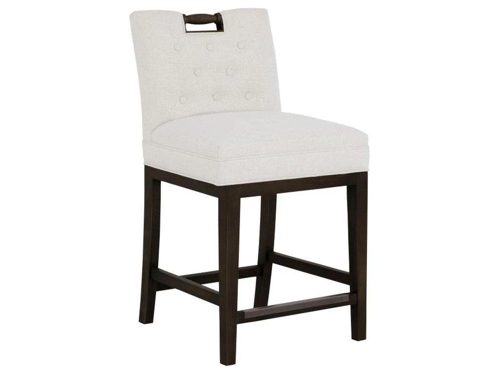 Pull Short Button Back Counter Stool  - main image