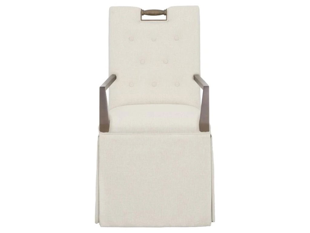Pull Short Button Back Skirted Arm Chair  - image 4