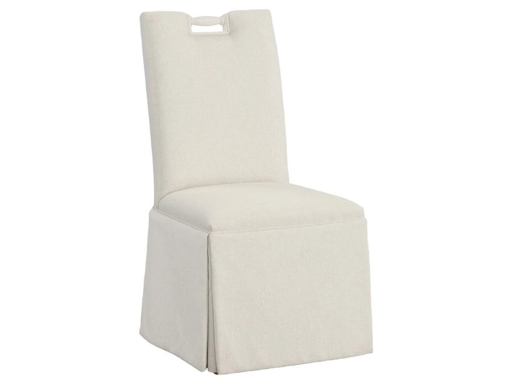 Pull Tall Back Skirted Dining Chair  - main image