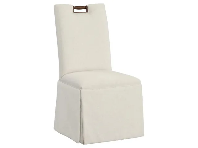 Pull Tall Back Skirted Dining Chair 
