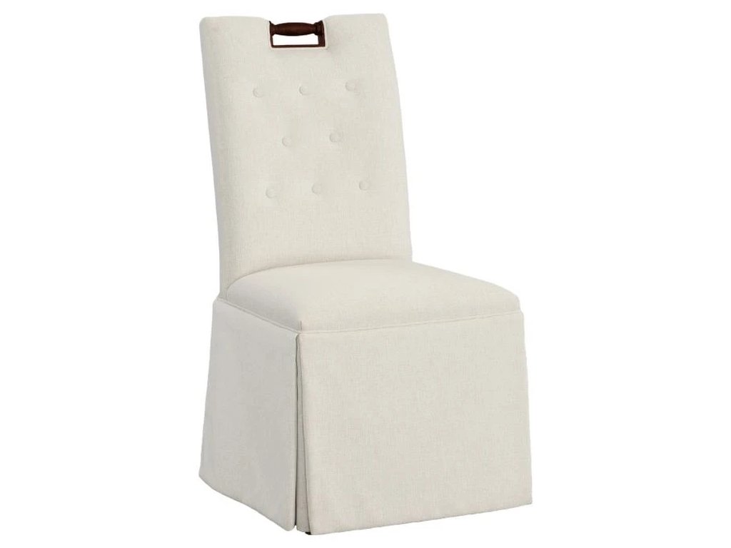 Pull Tall Back Skirted Dining Chair  - main image