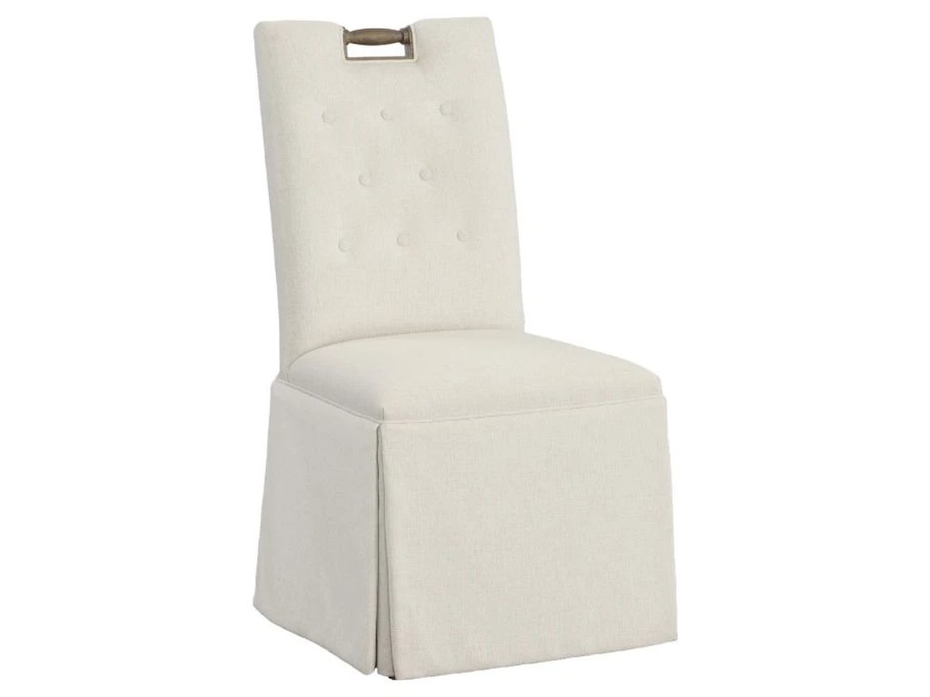 Pull Tall Back Skirted Dining Chair  - main image