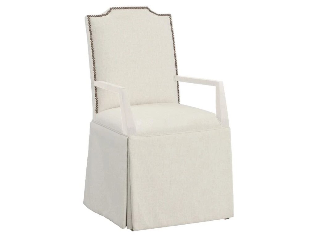 Empire Short Back Skirted Arm Chair  - main image