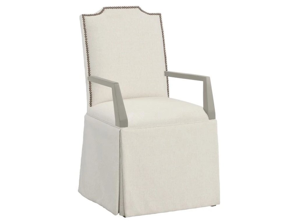 Empire Short Back Skirted Arm Chair  - main image