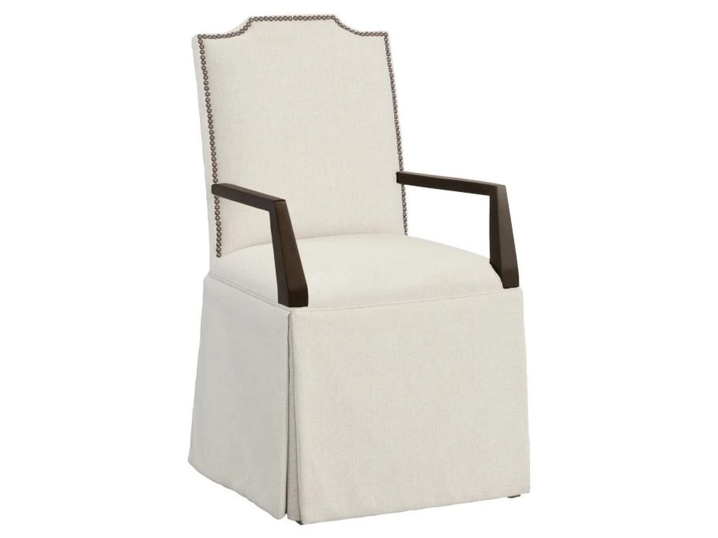 Empire Short Back Skirted Arm Chair  - main image