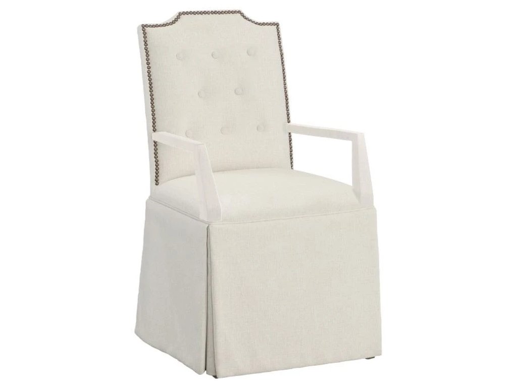 Empire Button Back Skirted Arm Chair  - main image
