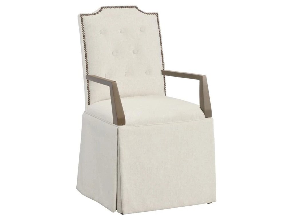 Empire Button Back Skirted Arm Chair  - image 1
