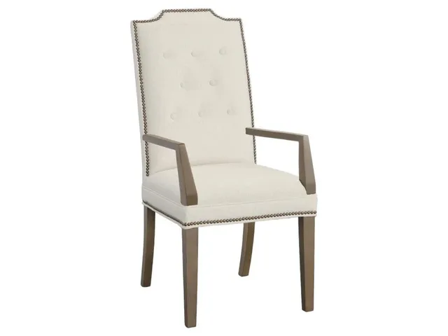 Empire Tall Button Back Arm Chair 