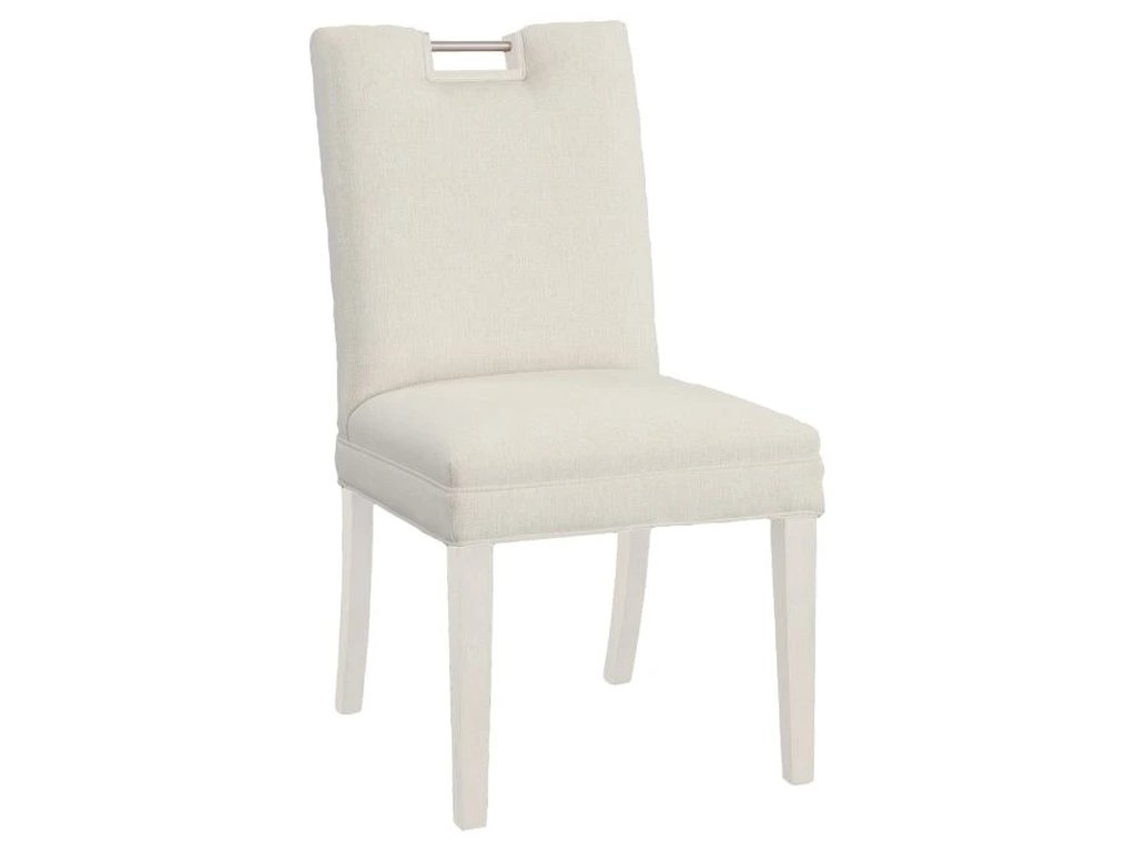 Nickel Metal Pull Short Back Side Chair  - main image
