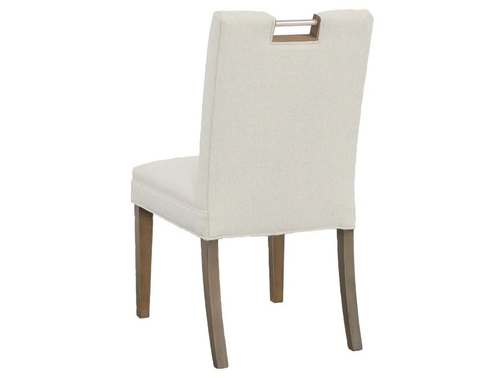 Nickel Metal Pull Short Back Side Chair  - image 2