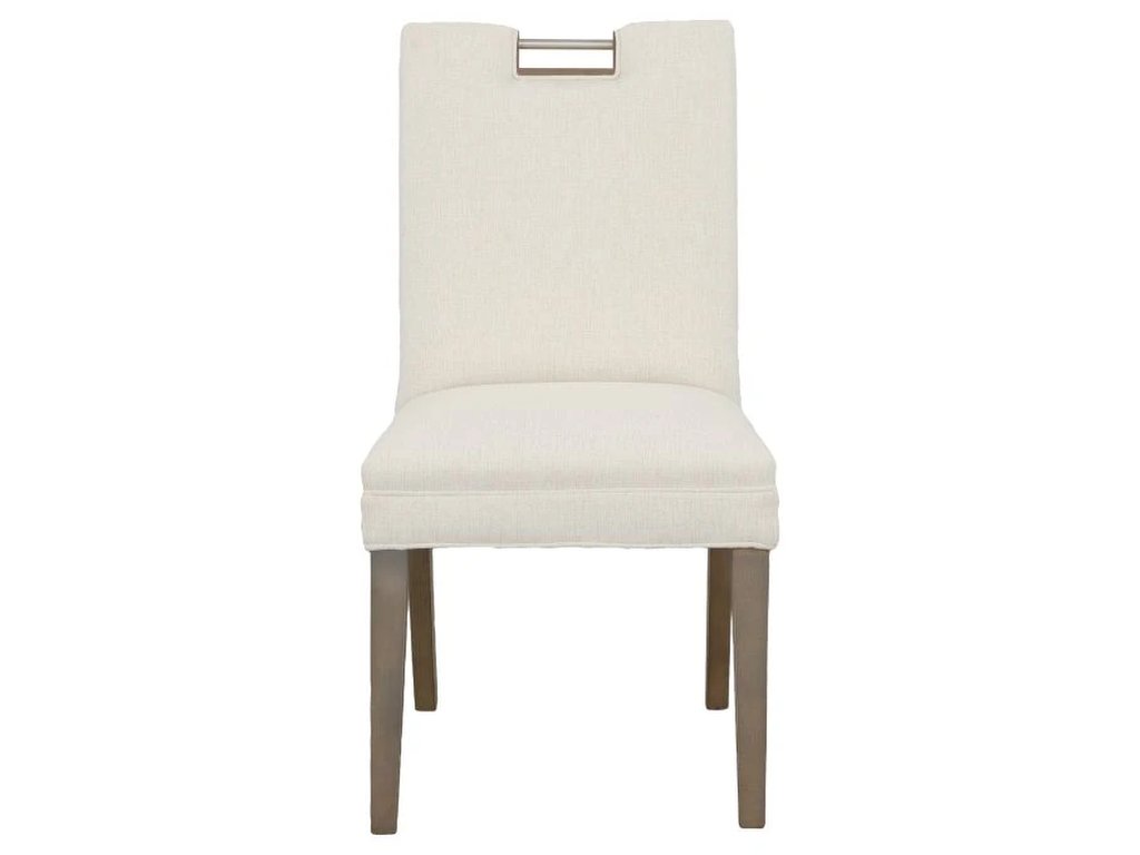 Nickel Metal Pull Short Back Side Chair  - image 4
