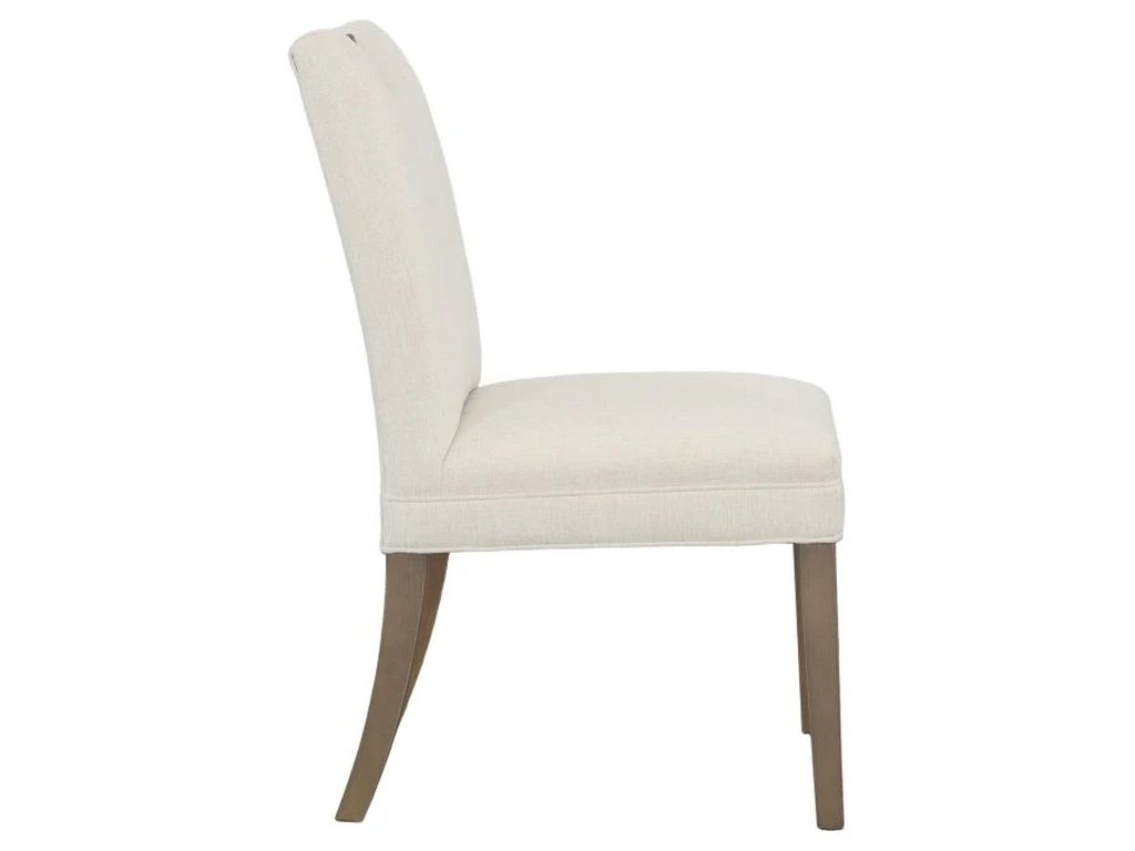 Nickel Metal Pull Short Back Side Chair  - image 3