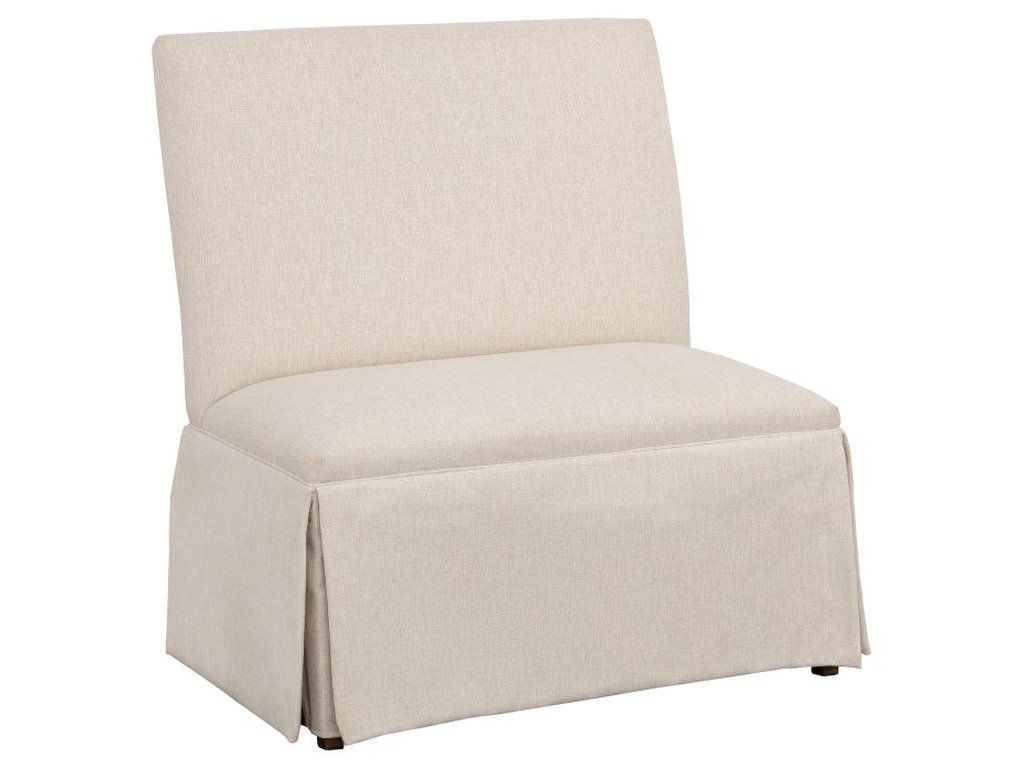 Straight Back Skirted Armless Banquette 36  - main image