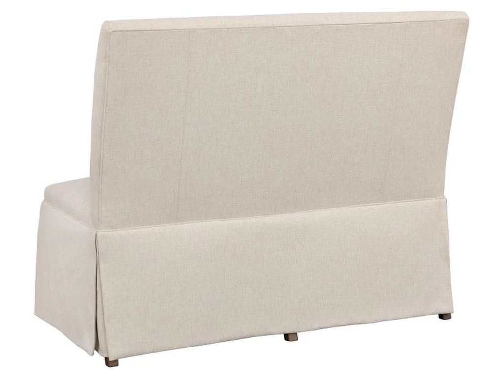Straight Back Skirted Armless Banquette 48  - image 1