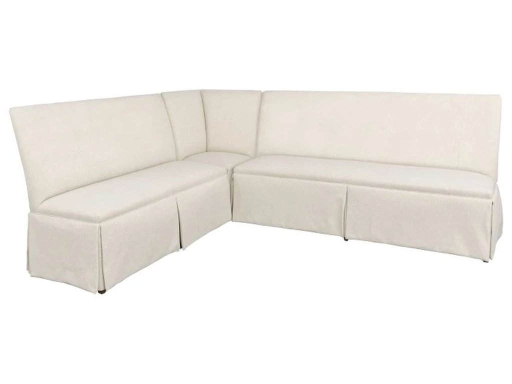 Straight Back Skirted Armless Banquette 72  - image 4