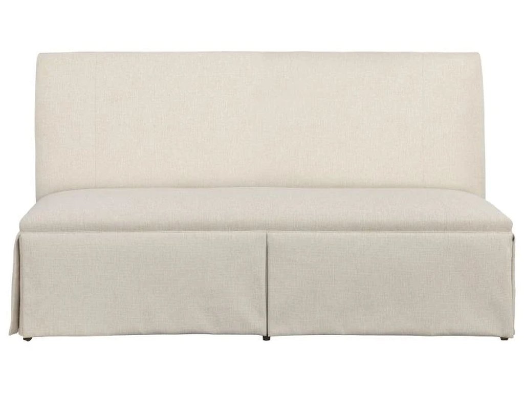 Straight Back Skirted Armless Banquette 72  - image 2