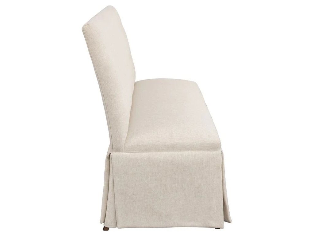 Straight Back Skirted Armless Banquette 72  - image 3
