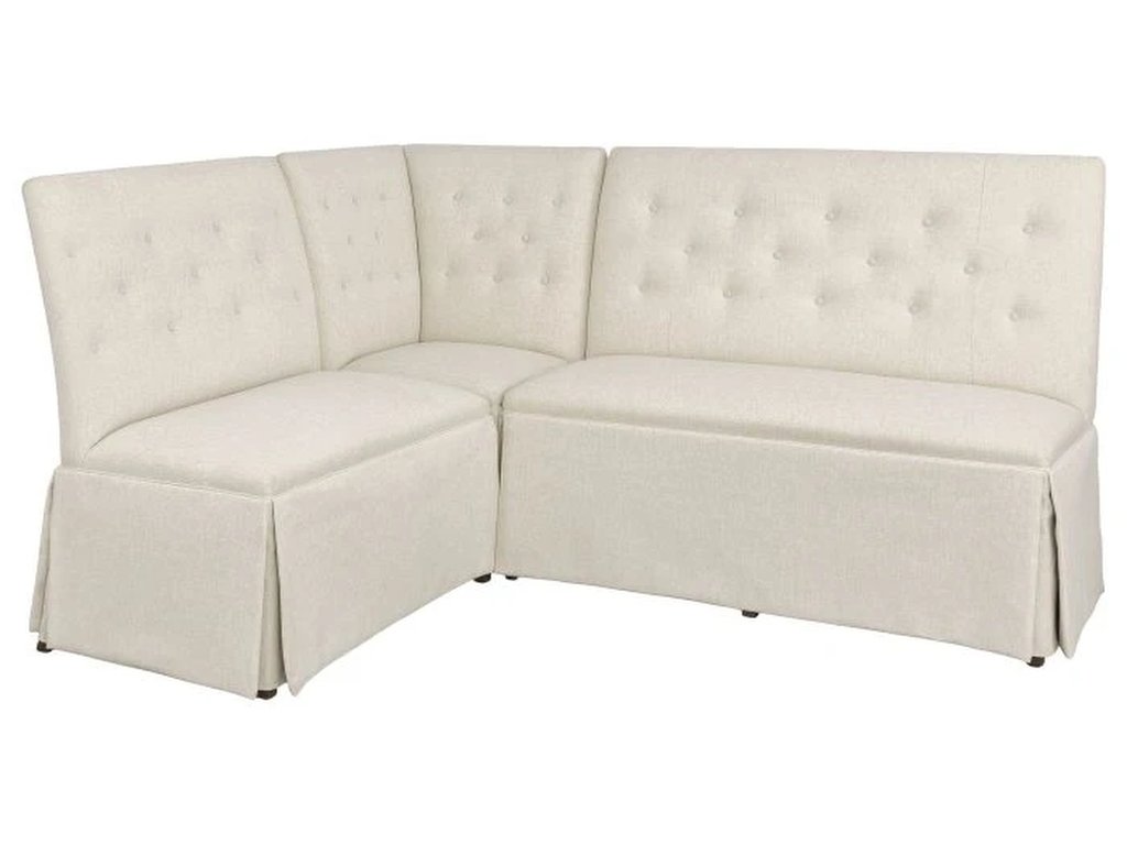Straight Back Skirted Armless Banquette 48  - image 4