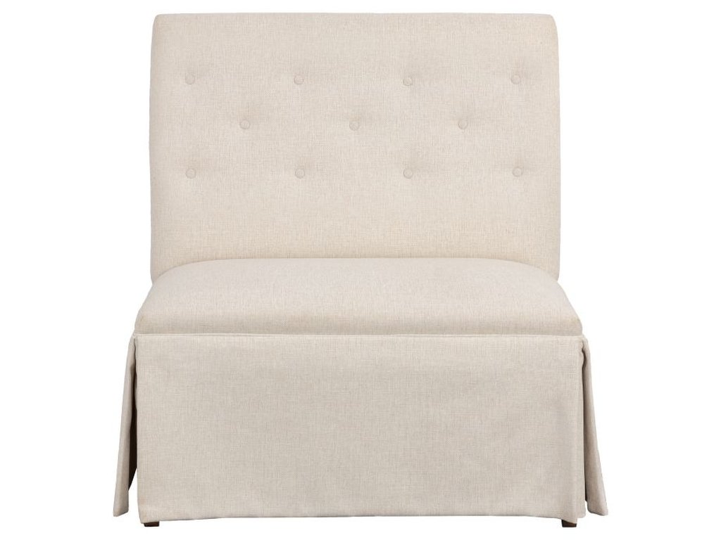 Straight Back Skirted Armless Banquette 36  - image 2