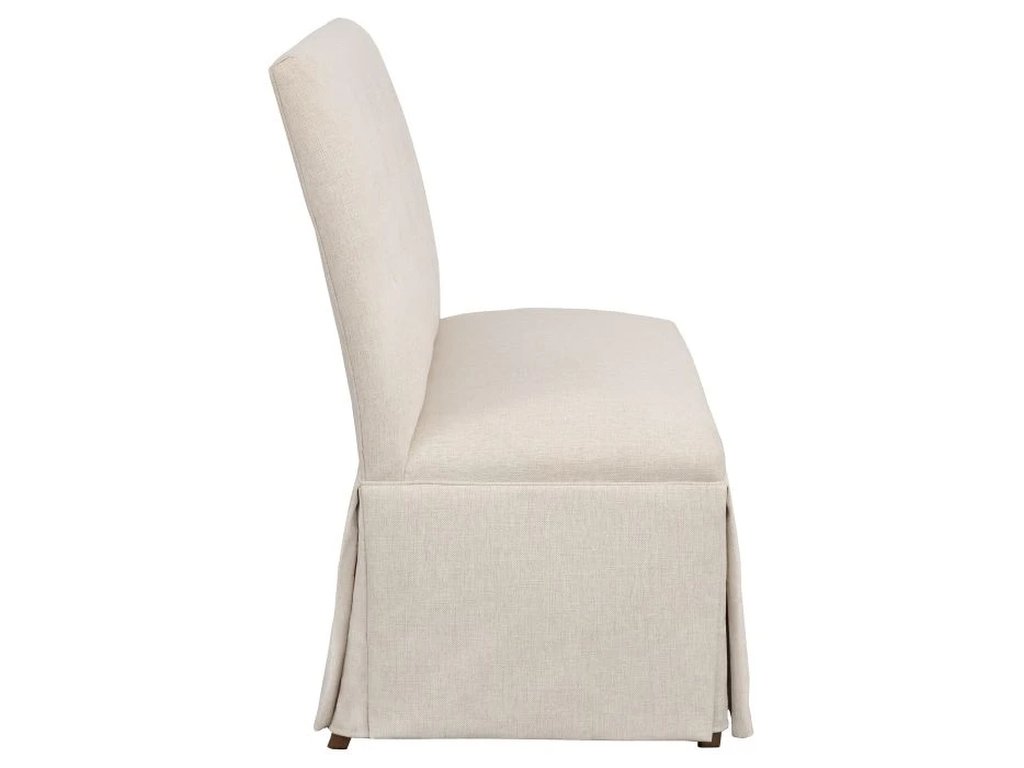 Straight Back Skirted Armless Banquette 48  - image 3