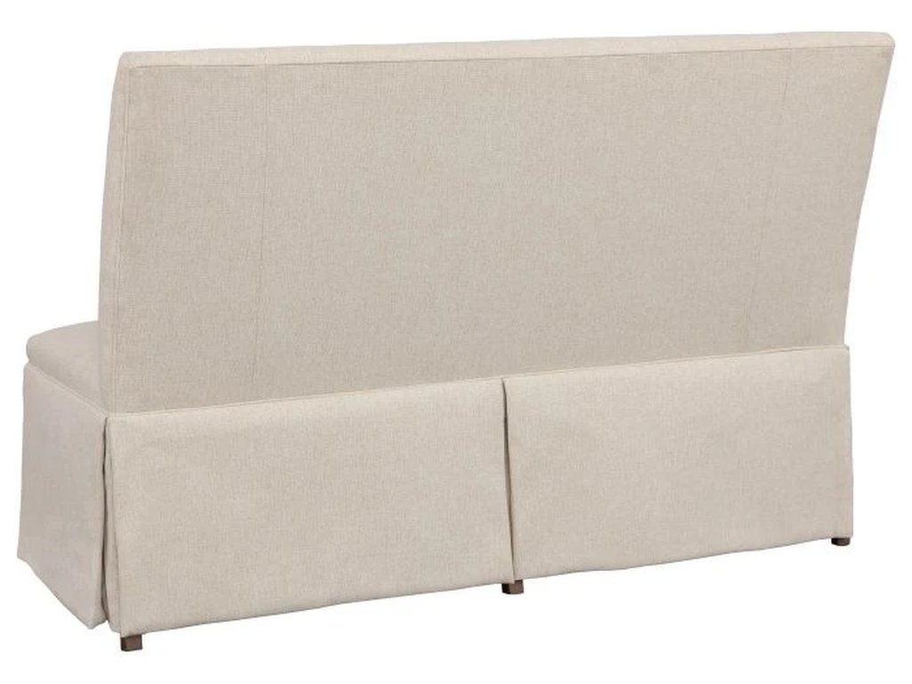 Straight Back Skirted Armless Banquette 60  - image 1