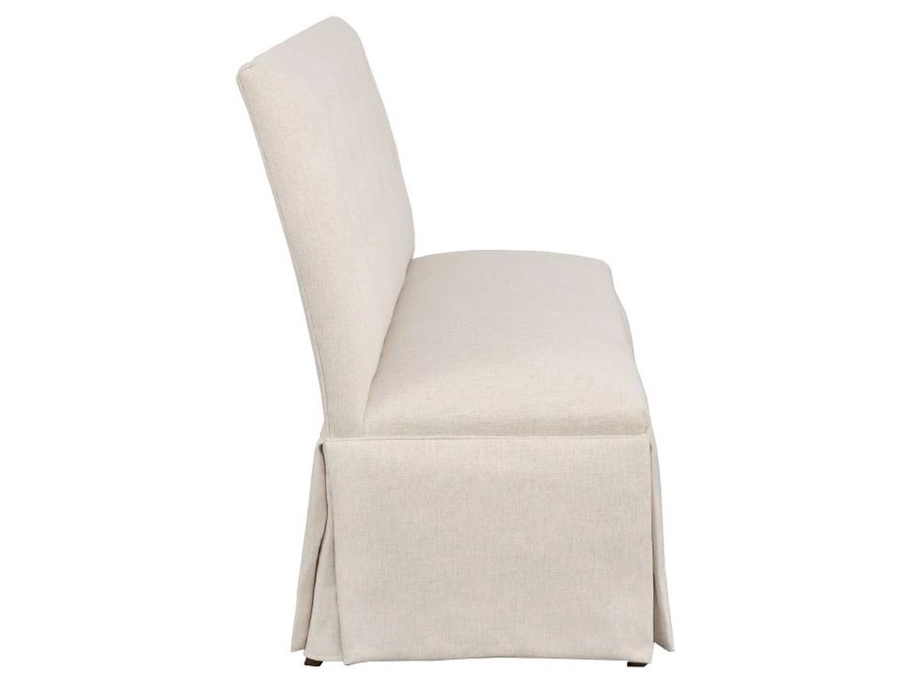 Straight Back Skirted Armless Banquette 60  - image 3