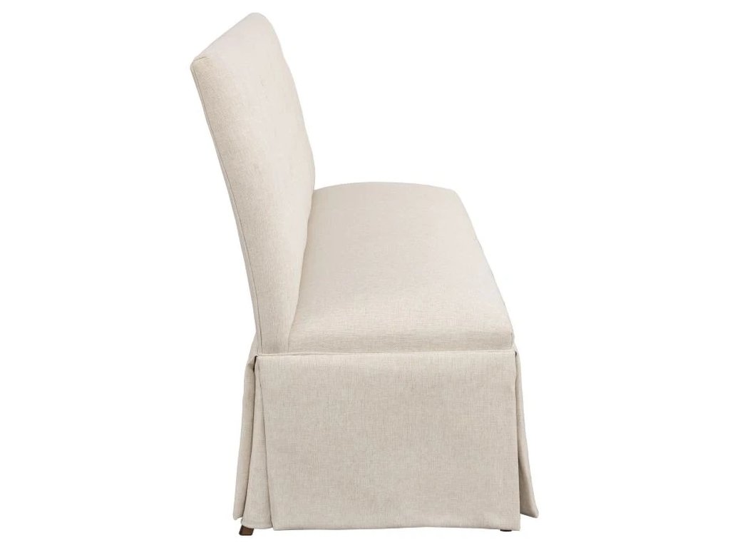Straight Back Skirted Armless Banquette 72  - image 3