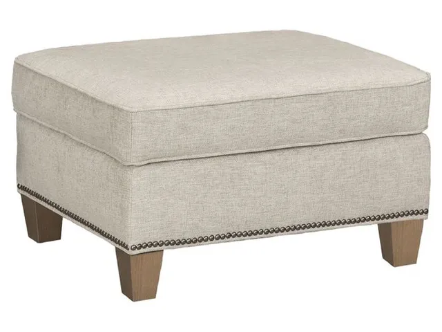 English Arm Ottoman 