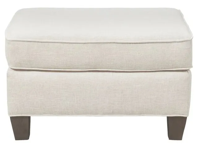 English Arm Ottoman  - Alternative View