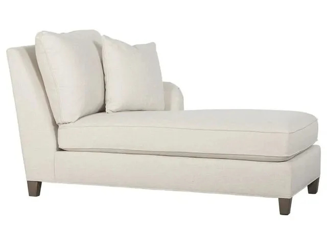 English Arm Right Arm Facing Chaise  - Alternative View