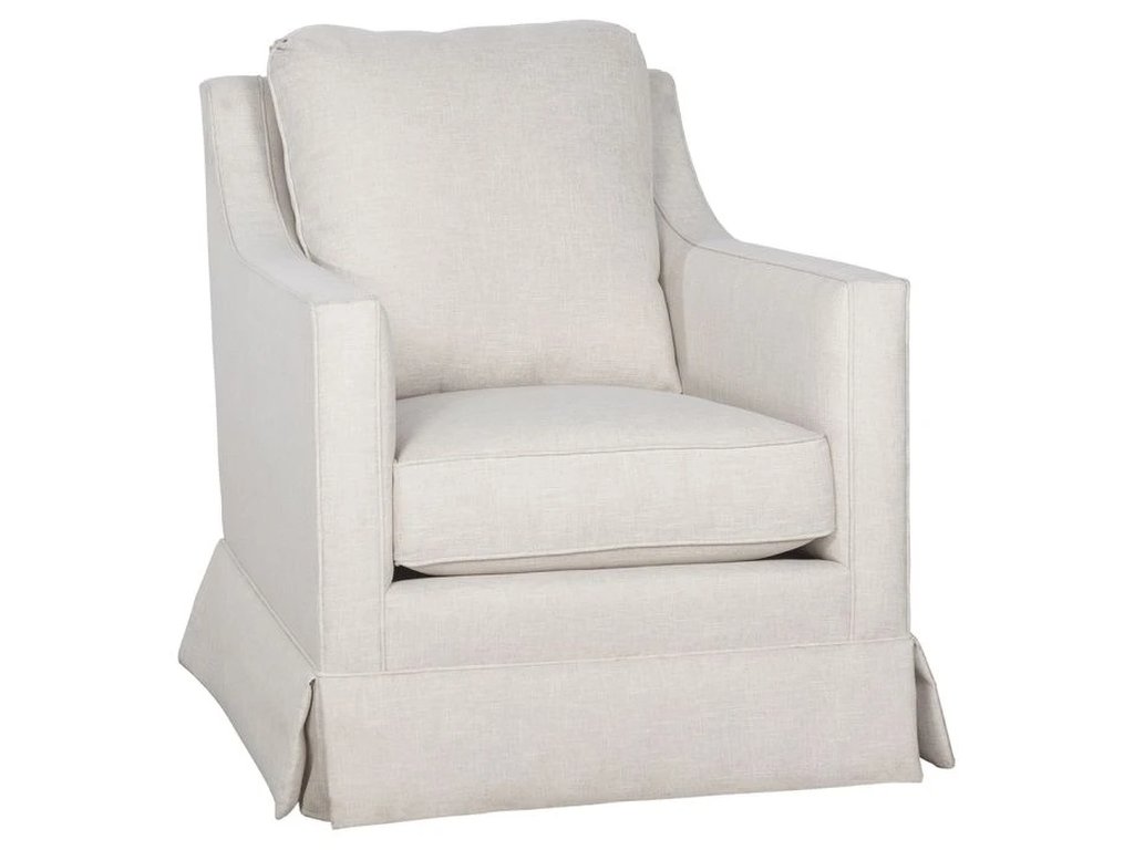 Welted Slope Arm Swivel Glider  - main image