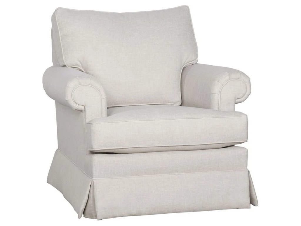 Welted Panel Arm Swivel Glider  - main image