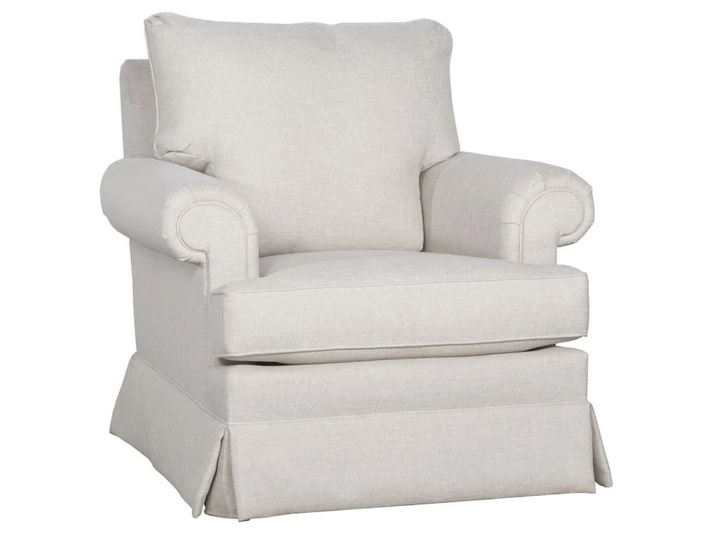 Welted Panel Arm Swivel Glider  - main image