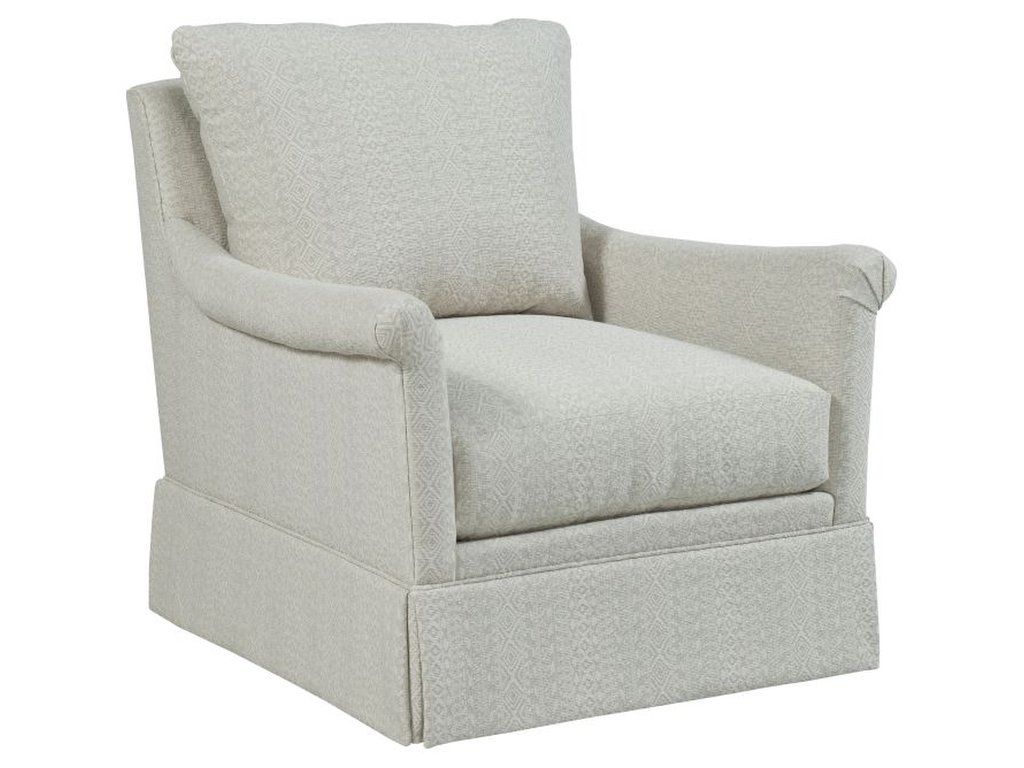 Olivia Skirted Swivel Chair  - main image