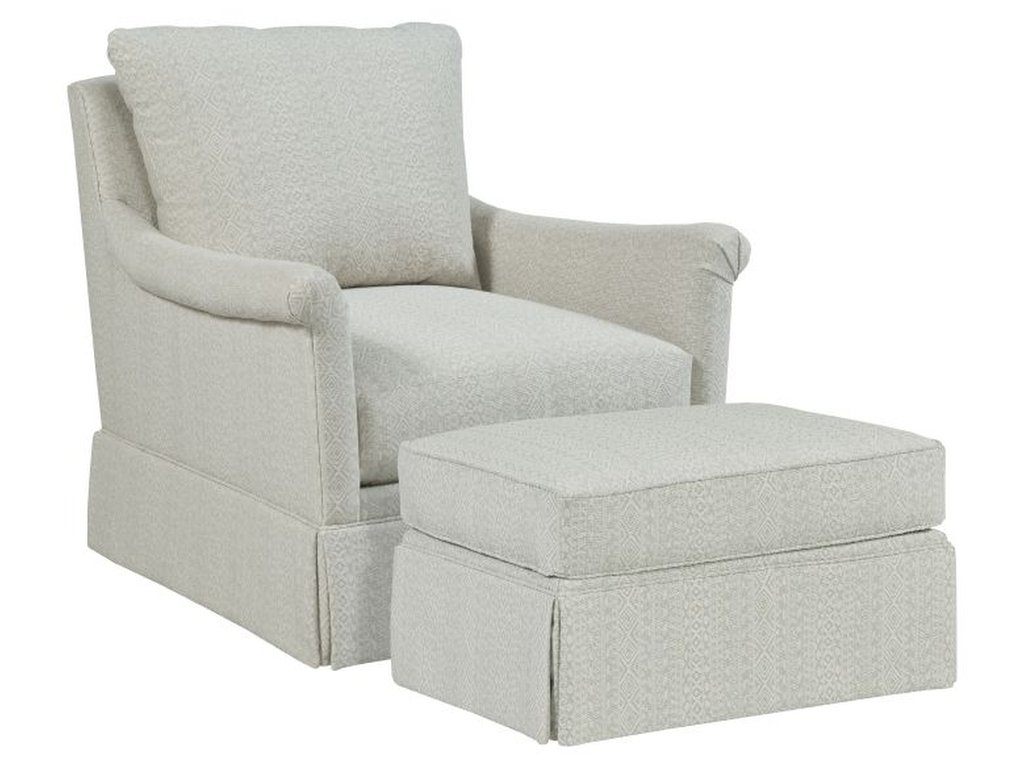 Olivia Skirted Swivel Chair  - image 1