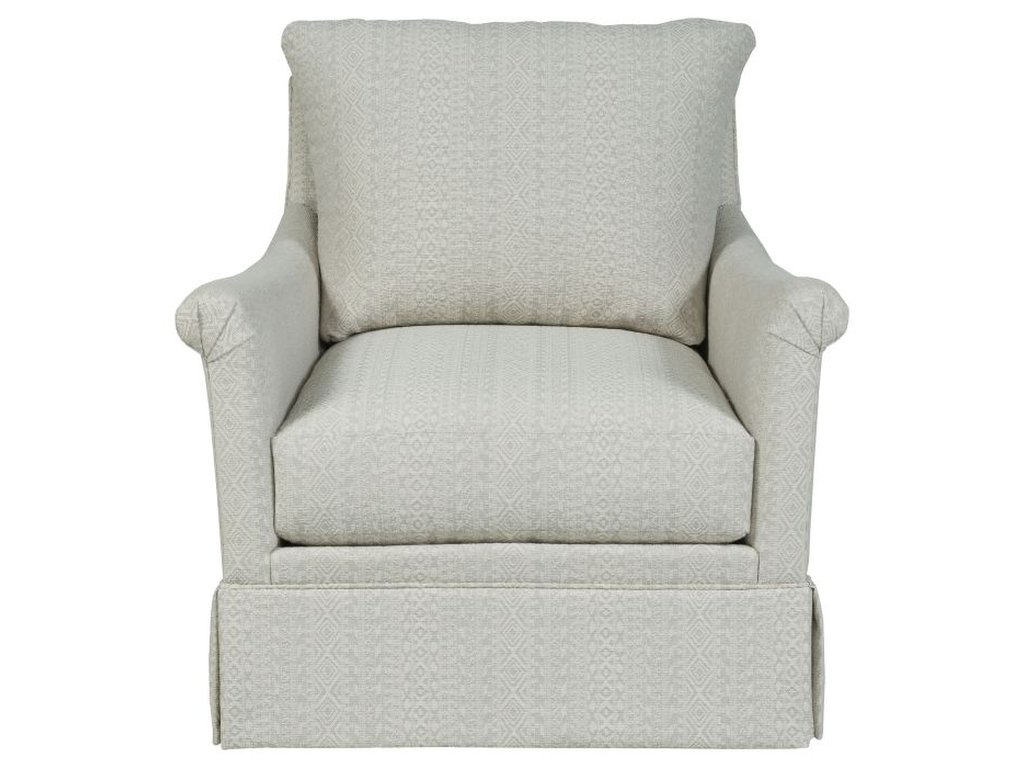 Olivia Skirted Swivel Chair  - image 3