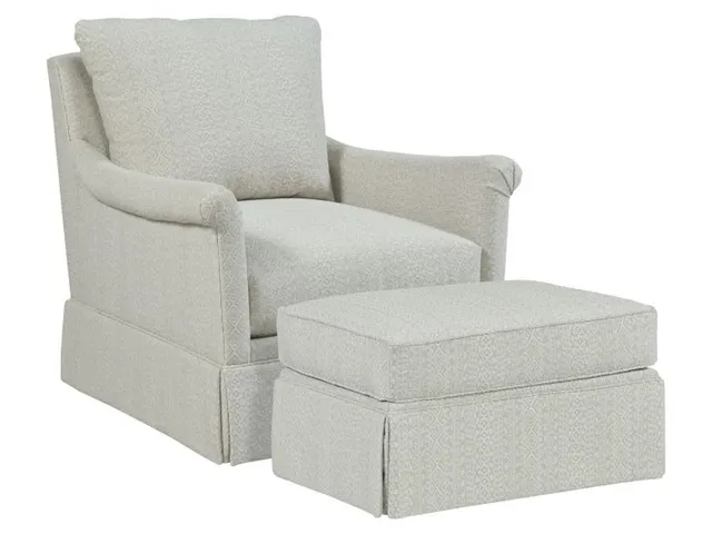 Olivia Skirted Swivel Glider  - Alternative View