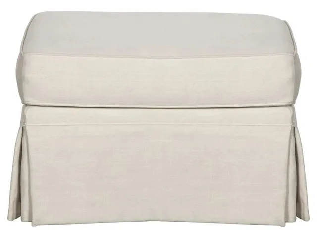 Skirted Ottoman  - Alternative View