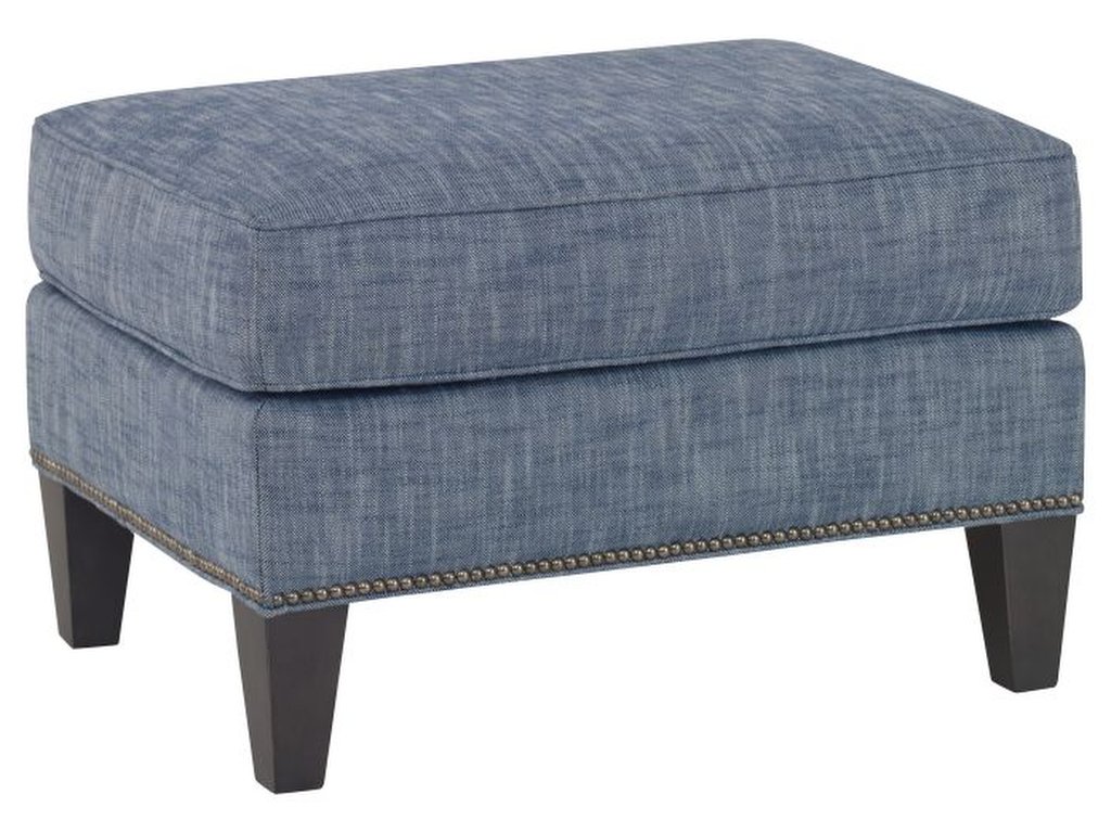 Ottoman With Tapered Leg  - main image