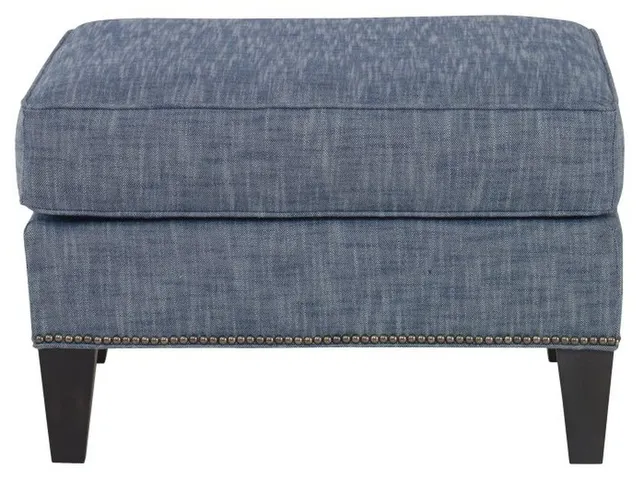 Ottoman With Tapered Leg  - Alternative View