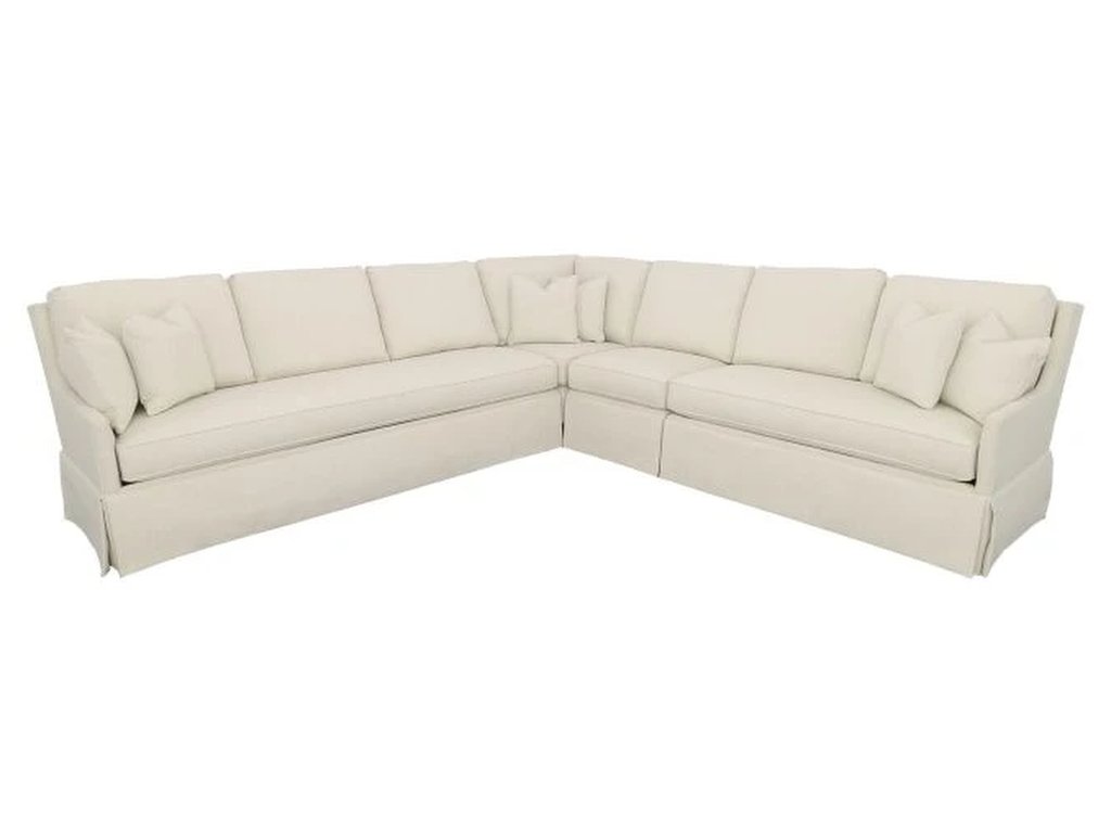 Skirted Armless Sectional Chair  - image 4
